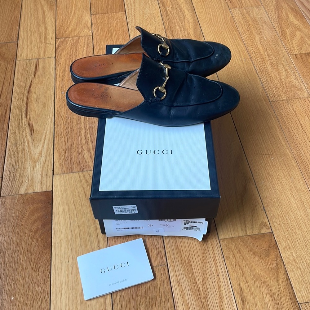 Gucci Princetown leather slipper